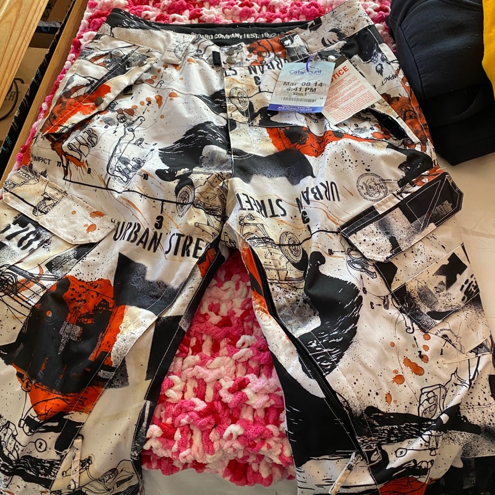 Printed Snowboarding Pants